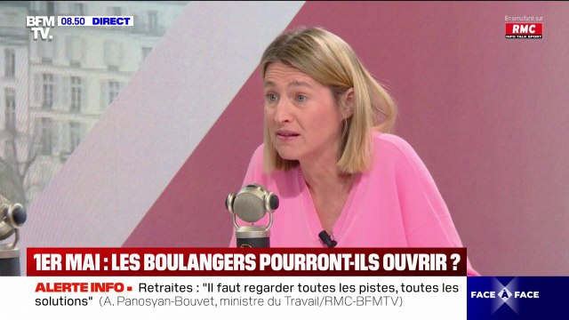Ouverture des boulangeries le 1er mai: Je les comprends (…) Seule la loi peut défaire cette complexité , réagit la ministre du Travail, Astrid Panosyan-Bouvet
