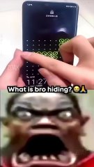 Bro is hiding something ☠️