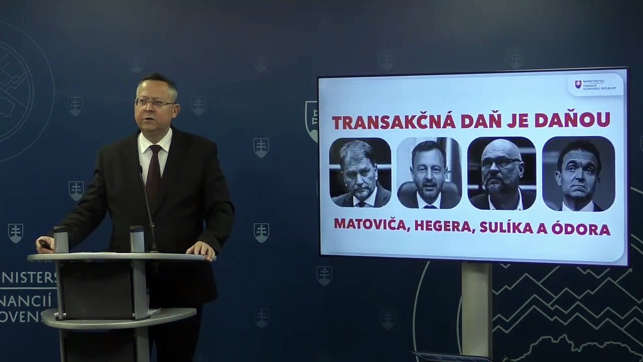 ZÁZNAM: L. Kamenický: Uvoľnenie živnostníkov spod transakčnej dane by stálo 200 mil. eur