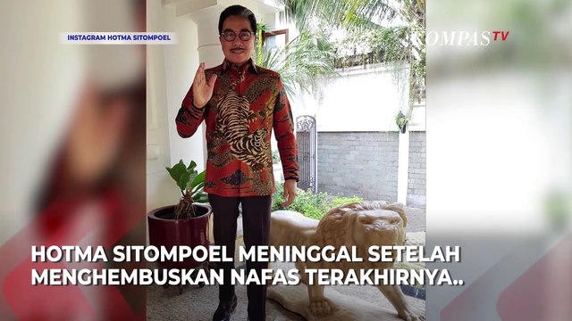Kabar Duka, Pengacara Kondang Hotma Sitompoel Meninggal Dunia
