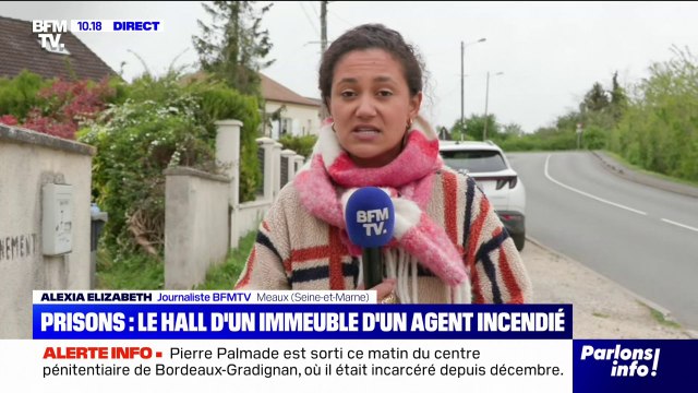 Prisons visées par des attaques: le hall d'immeuble d'un surveillant pénitentiaire incendié en Seine-et-Marne