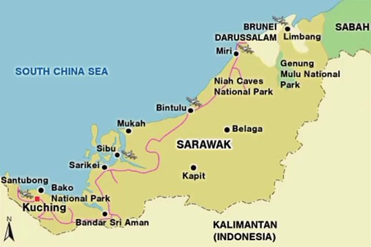 Map of Sarawak State. Peta Negara Bagian Sarawak. Sarawak State Map. Map of State of Sarawak. State of Sarawak Map. Peta Bumi Kenyalang. Map of Sarawak. Peta Sarawak. Sarawak Map. Peta Negeri Sarawak