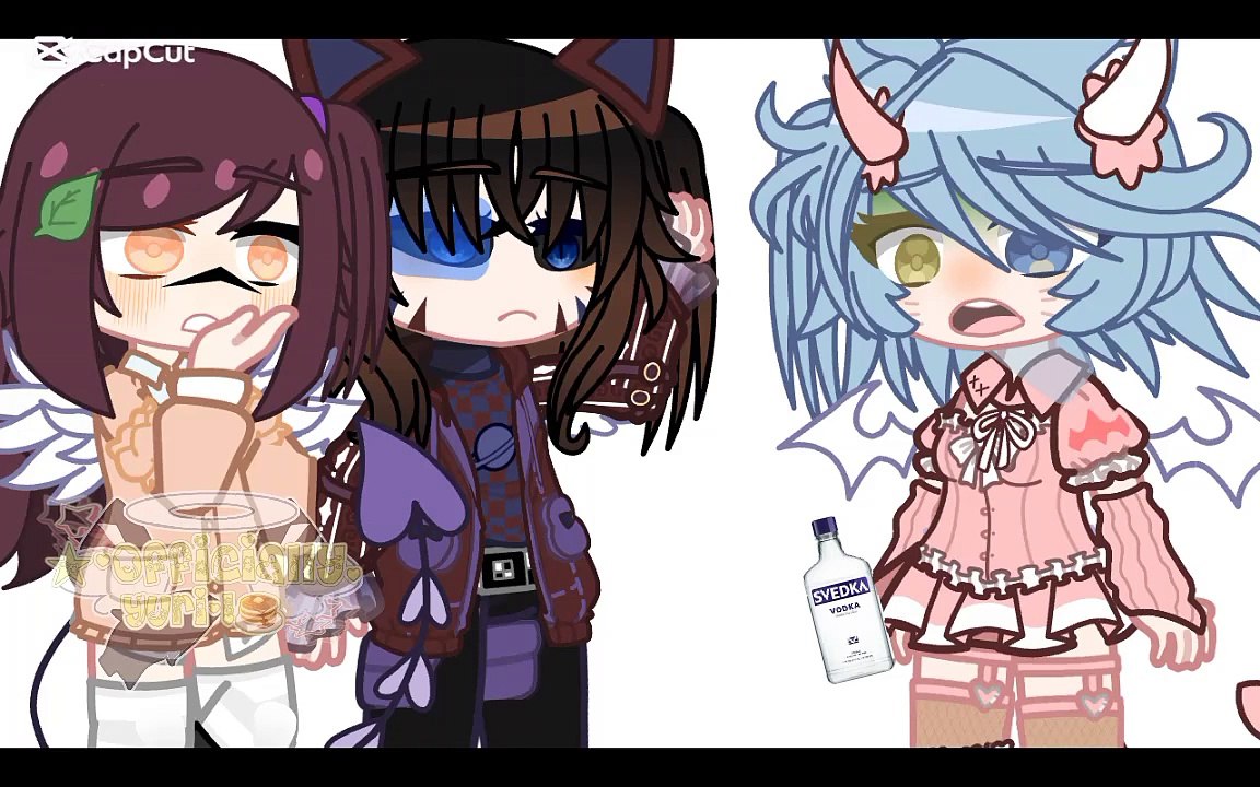 Dang girl what happened 😧 __ ft my OC's __ @eclipzez_w0rld __ #ifyoustealistealback