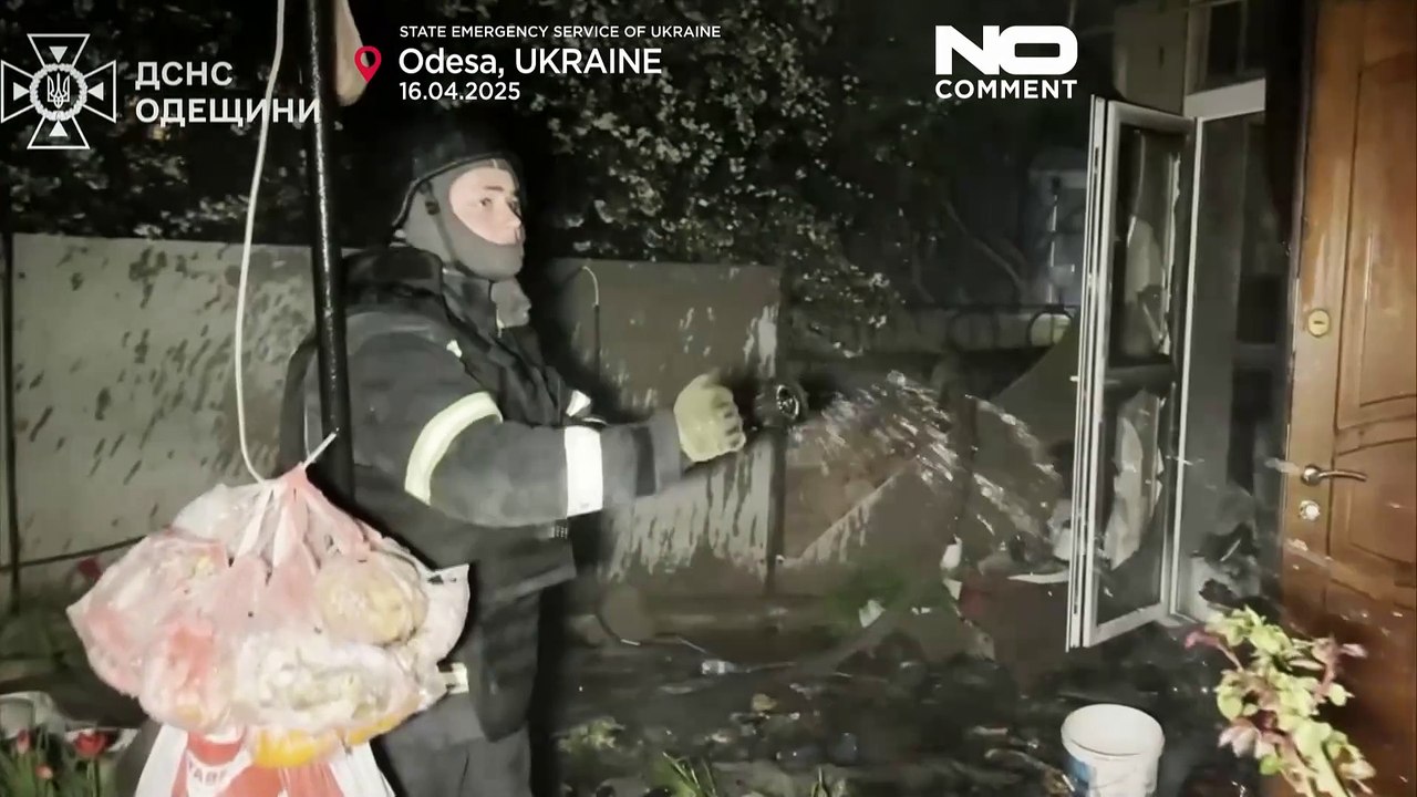 Drei Verletzte bei Drohnenangriff auf die ukrainische Stadt Odessa