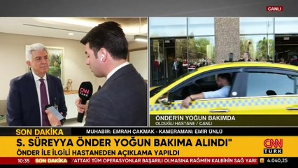 Son Dakika Haberi: Sırrı Süreyya Önder'in doktoru CNN TÜRK'te konuştu: Aort damarı her an patlayabilir diye uyarmıştık
