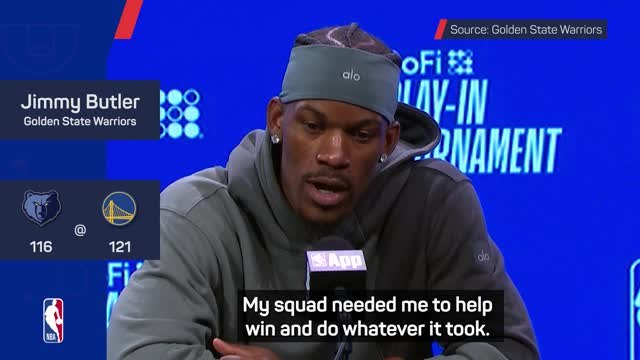 Butler happy to play 'Robin' to Curry's 'Batman' as duo send Warriors to the playoffs