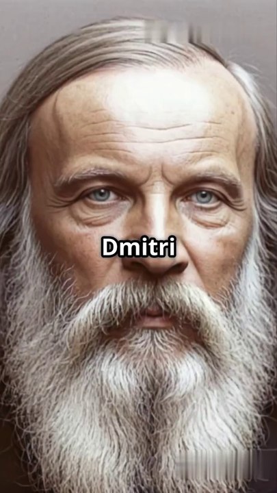 🔍 Dmitri Mendeléyev e a incrível história da Tabela Periódica! #química #cientistas #tabelaperiódica #históriadaciencia