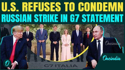 Trump Blocks G7 Condemnation of Russia Over Deadly Sumy Missile Strike- WATCH !