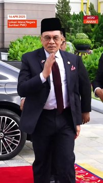 Presiden China Xi Jinping Disambut oleh Yang di-Pertuan Agong di Istana Negara Bersama Perdana Menteri dan Barisan Menteri Kabinet Sempena Lawatan Negara Selama Tiga Hari ke Malaysia