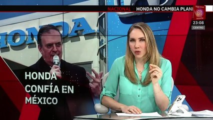 Marcelo Ebrard desmiente que Honda traslade producción de México a Estados Unidos