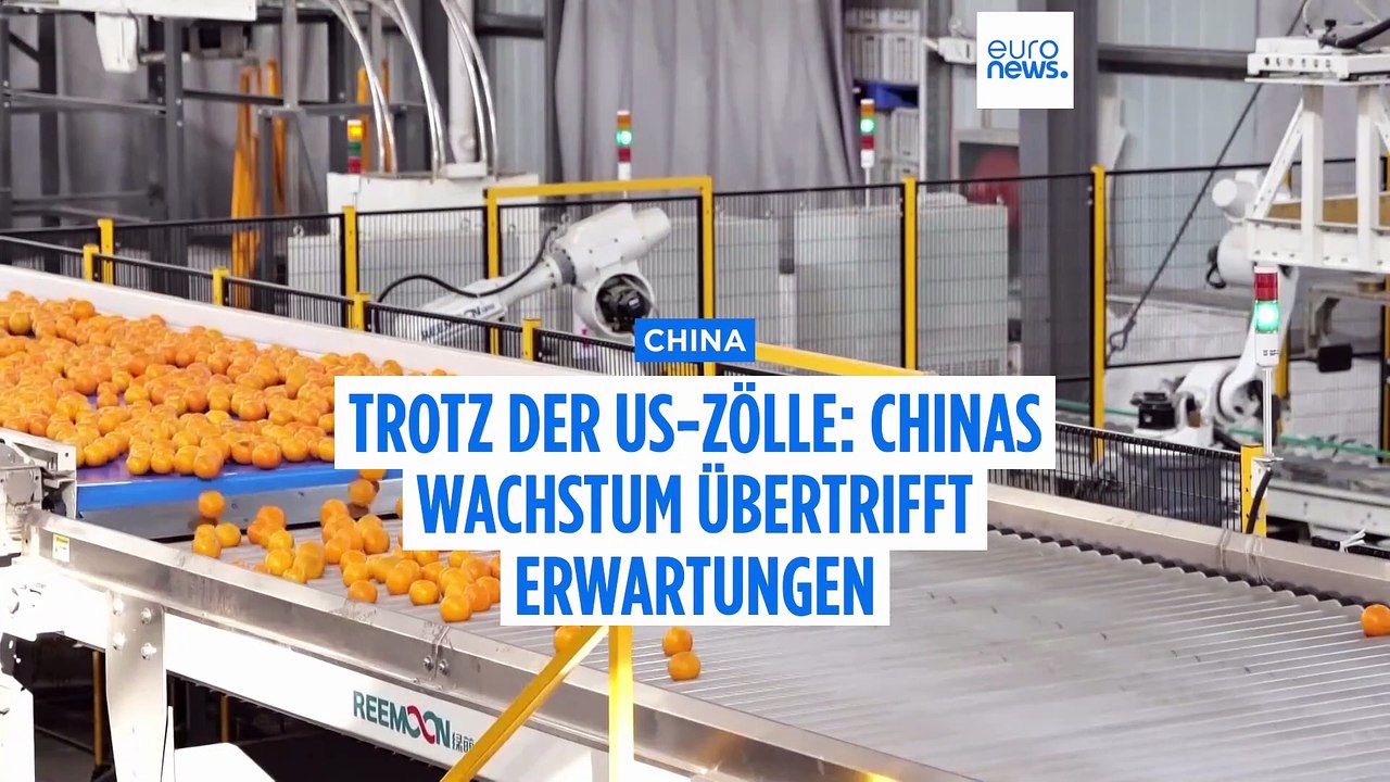 Trotz drohender Zölle: Chinas Wirtschaftswachstum übertrifft die Erwartungen
