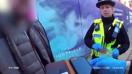 Police find concealed knife in man's wallet