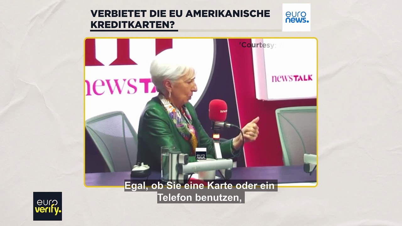 Verbietet die EU amerikanische Kreditkarten?