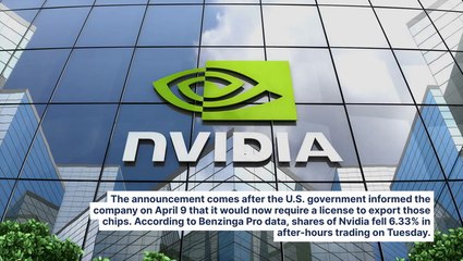 Nvidia To Take $5.5 Billion Hit Over China Chip Export Restrictions — But Top Analyst Dan Ives Not Overly Concerned: 'All Part Of The High Game Of Poker'