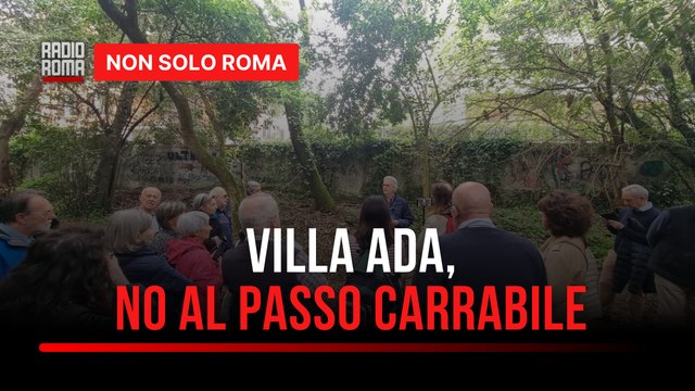 Villa Ada, Sì al varco pedonale, no al passo carrabile la protesta delle associazioni