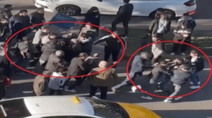 Motosikleti ile yayaya çarpan sürücüye saldırı