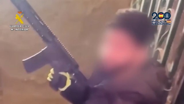 Encuentran una sala de tiro subterránea donde los narcos probaban sus armas ilegales en Granada