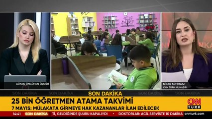 Son dakika... 25 bin öğretmen atama takvimi belli oldu