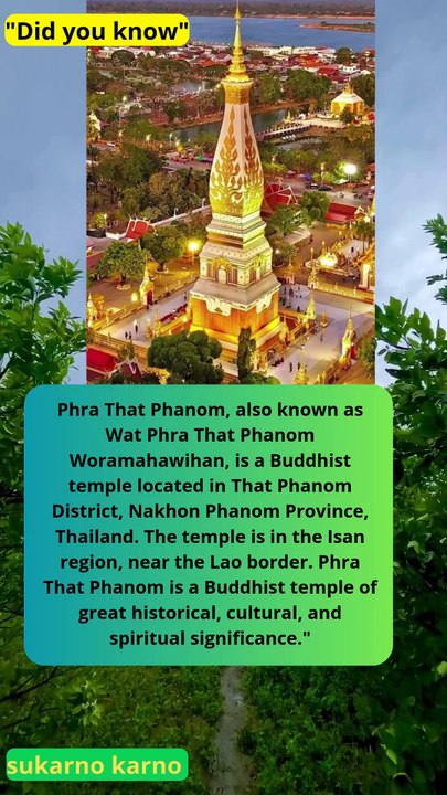 What is Phra Phanom #quotes #news
