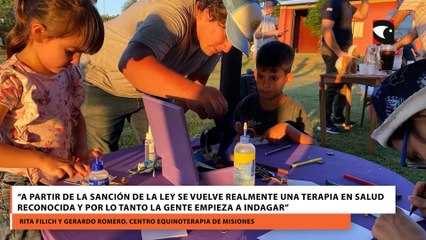 Reconocida por médicos y familias, la equinoterapia crece en Misiones con aval universitario y gran demanda