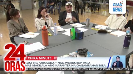 Cast ng "Akusada," nag-workshop para mas makilala ang karakter na gagampanan nila | 24 Oras