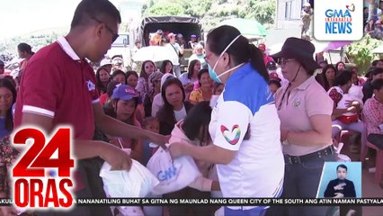Mahigit 5,000 taga-Canlaon City at La Castellana na apektado ng Bulkang Kanlaon, tinulungan ng GMAKF | 24 Oras