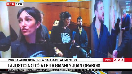 🔴 LA JUSTICIA CITÓ A LEILA GIANNI Y JUAN GRABOIS