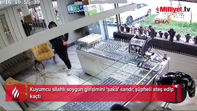 Bursa'da fıkra gibi olay! Kuyumcu, silahlı soygun girişimini ‘şaka’ sandı