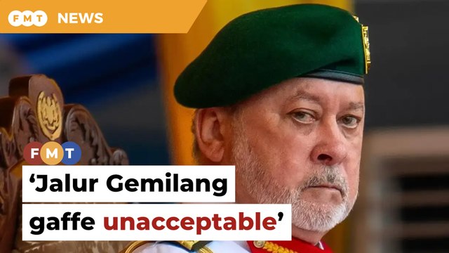 Jalur Gemilang gaffe unacceptable, says Agong