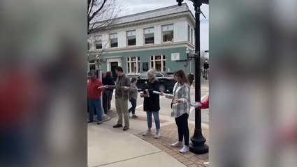 How a Michigan town united to move 10,000 books one by one for local store