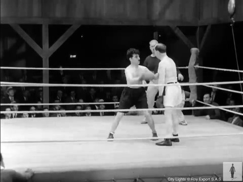 Charlie Chaplin - Combate de boxeo (Luces de la ciudad, 1931)