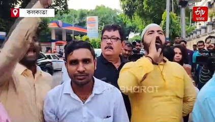 আক্রান্তদের নিয়ে ভবানী ভবনে সুকান্ত, ডিজি দেখা না-করায় ধর্নায় বিজেপি