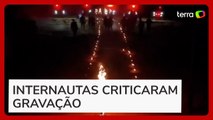 Policiais Militares publicam vídeo queimando cruz no interior de SP