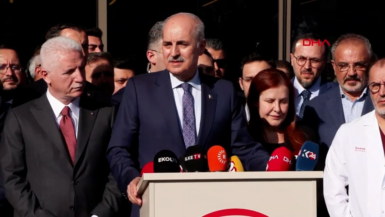 TBMM Başkanı Numan Kurtulmuş, Sırrı Süreyya Önder’in tedavi gördüğü hastanede ziyarette