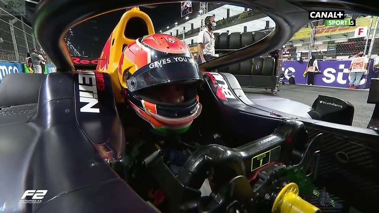 F2 2021_Manche 7_Jeddah Corniche Circuit(Arabie saoudite)_Course 2 (en français - Canal+ Sport - France) [RaceFan96]