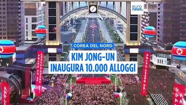 Corea del Nord, Kim Jong-un inaugura area residenziale a Pyongyang con la figlia Kim Ju Ae