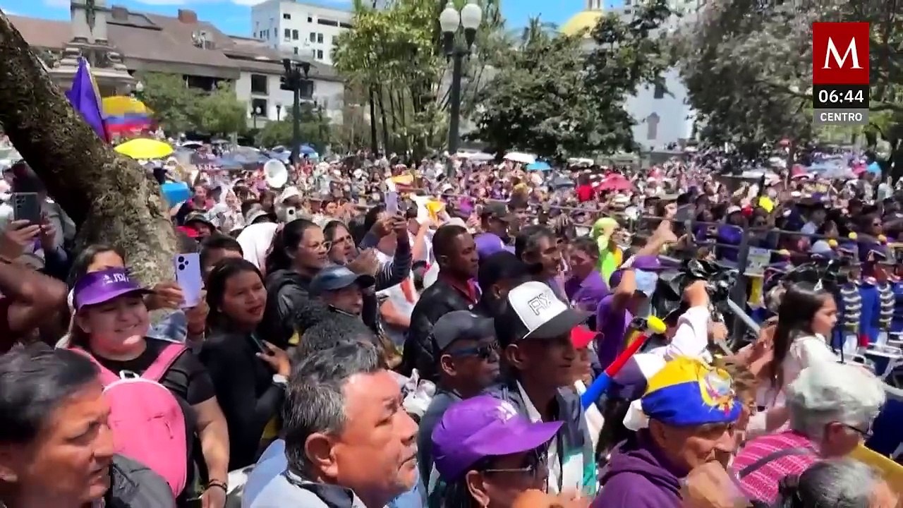 Noboa celebra su reelección presidencial en Ecuador: "El bien venció al mal"
