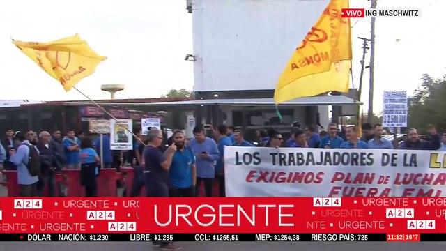 📢 PROTESTA DE CHOFERES DE COLECTIVOS DE LA LÍNEA 60 POR MEJORAS SALARIALES