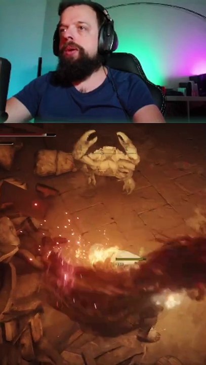 crabe contre humain