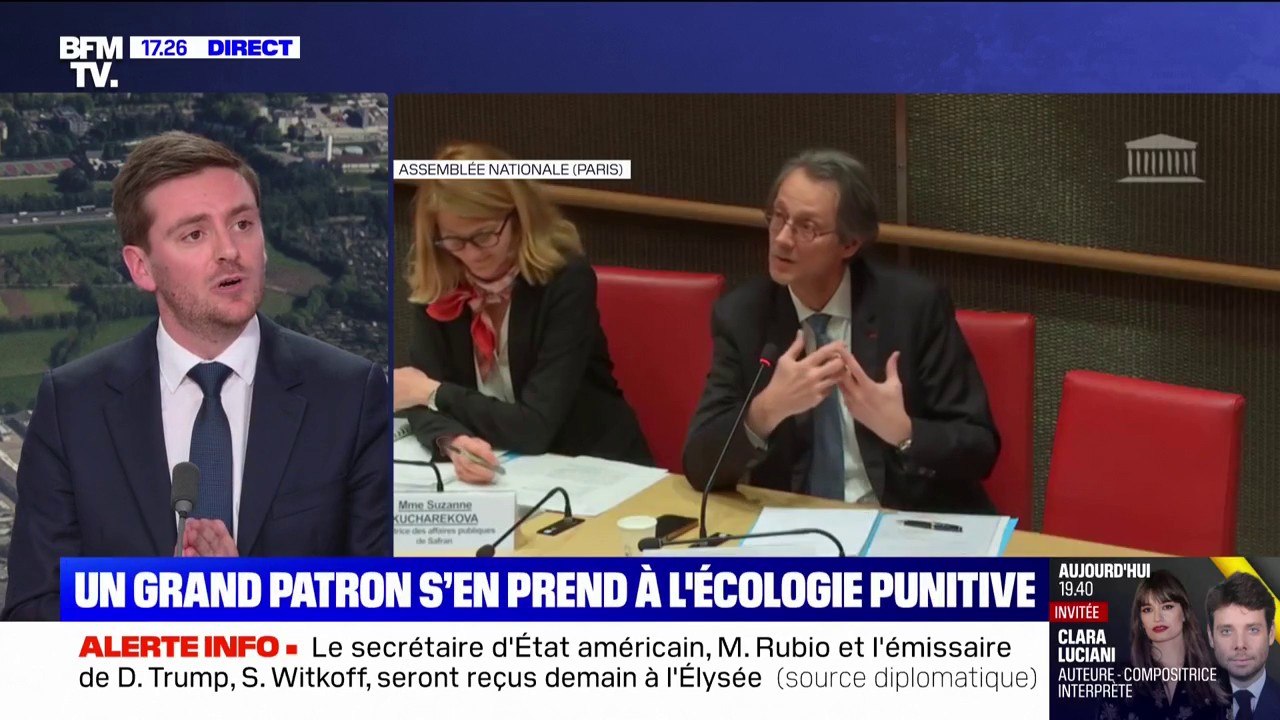 Safran veut boycotter les villes "Les Écologistes": "L'écologie est un des principaux freins à la réindustrialisation de la France", affirme Alexandre Loubet (RN)