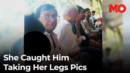 Woman confronts man for taking her photos at Mount Abu Temple