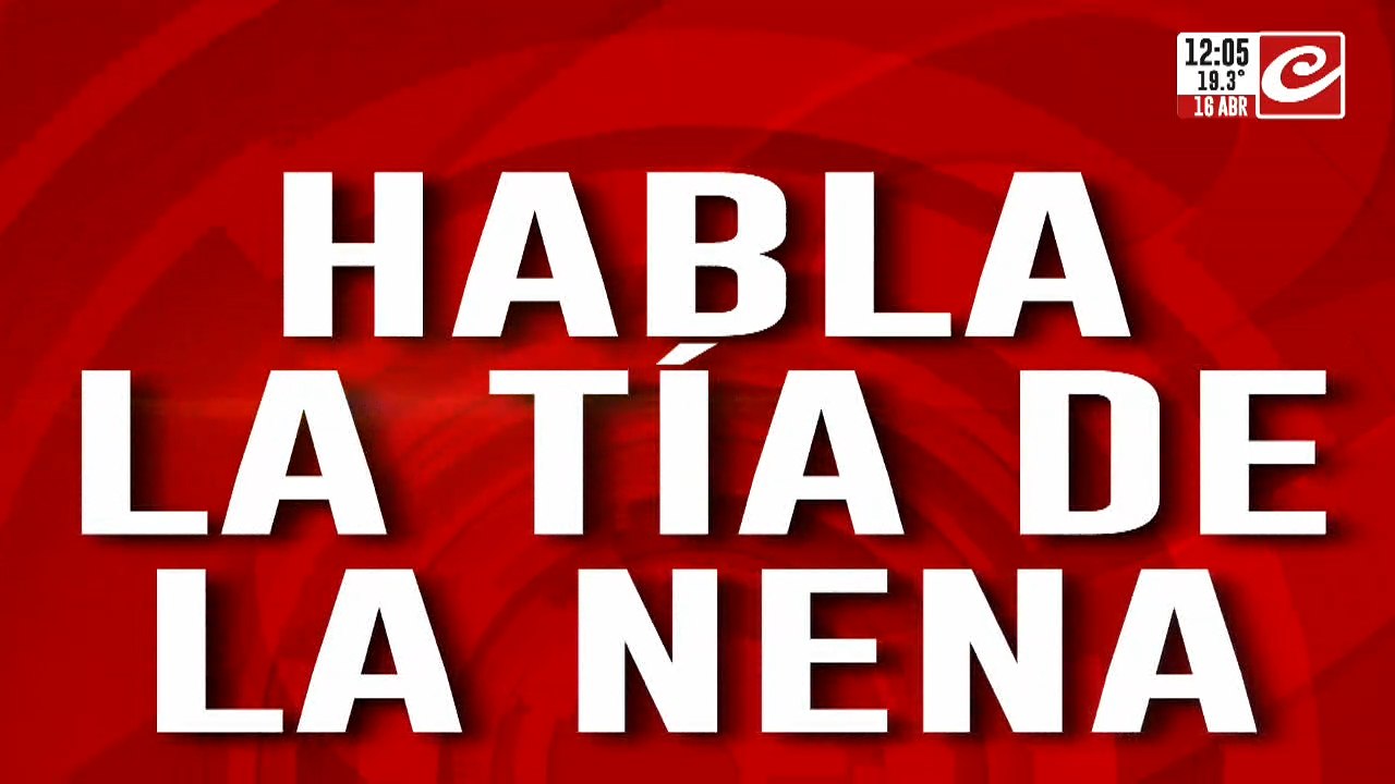 Habla la tía de la nena abusada por su tío