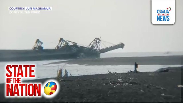 Dredger vessel na may kargang buhangin, tumaob; 2 nasawi; 9 nawawala | SONA
