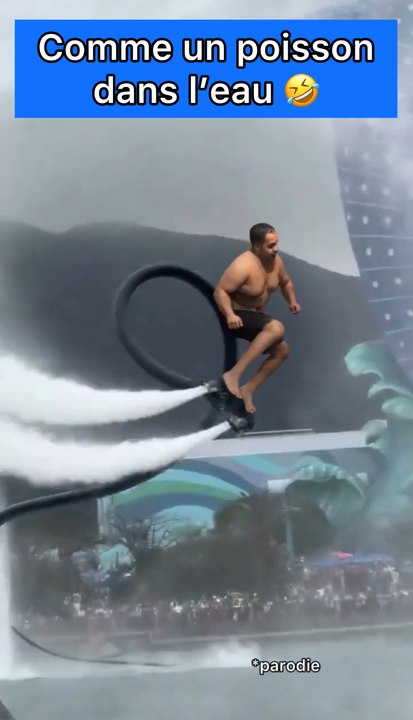 Comme un poisson dans l’eau 🤣 #humour #parodie