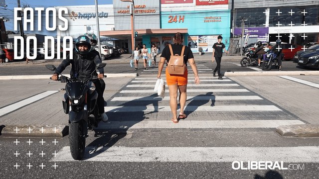 Motociclistas são flagrados fazendo conversão errada em faixa de pedestres na av. Augusto Montenegro, em Belém