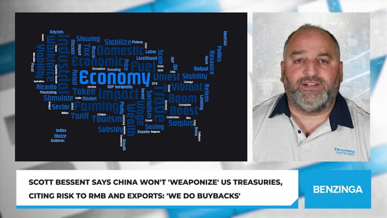 Scott Bessent Says China Won't 'Weaponize' US Treasuries, Citing Risk To RMB And Exports: 'We Do Buybacks'