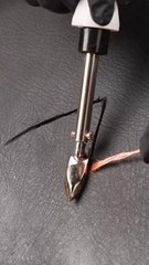 Welding Damaged bumper with wires