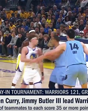 Windhorst reacts to Steph Curry and Jimmy Butler’s performances in the Warriors’ play-in tournament win over the Grizzlies 😤