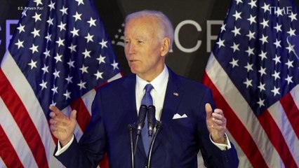 Biden Alleges Trump Has "Taken a Hatchet" to Social Security in First Post-Presidency Speech