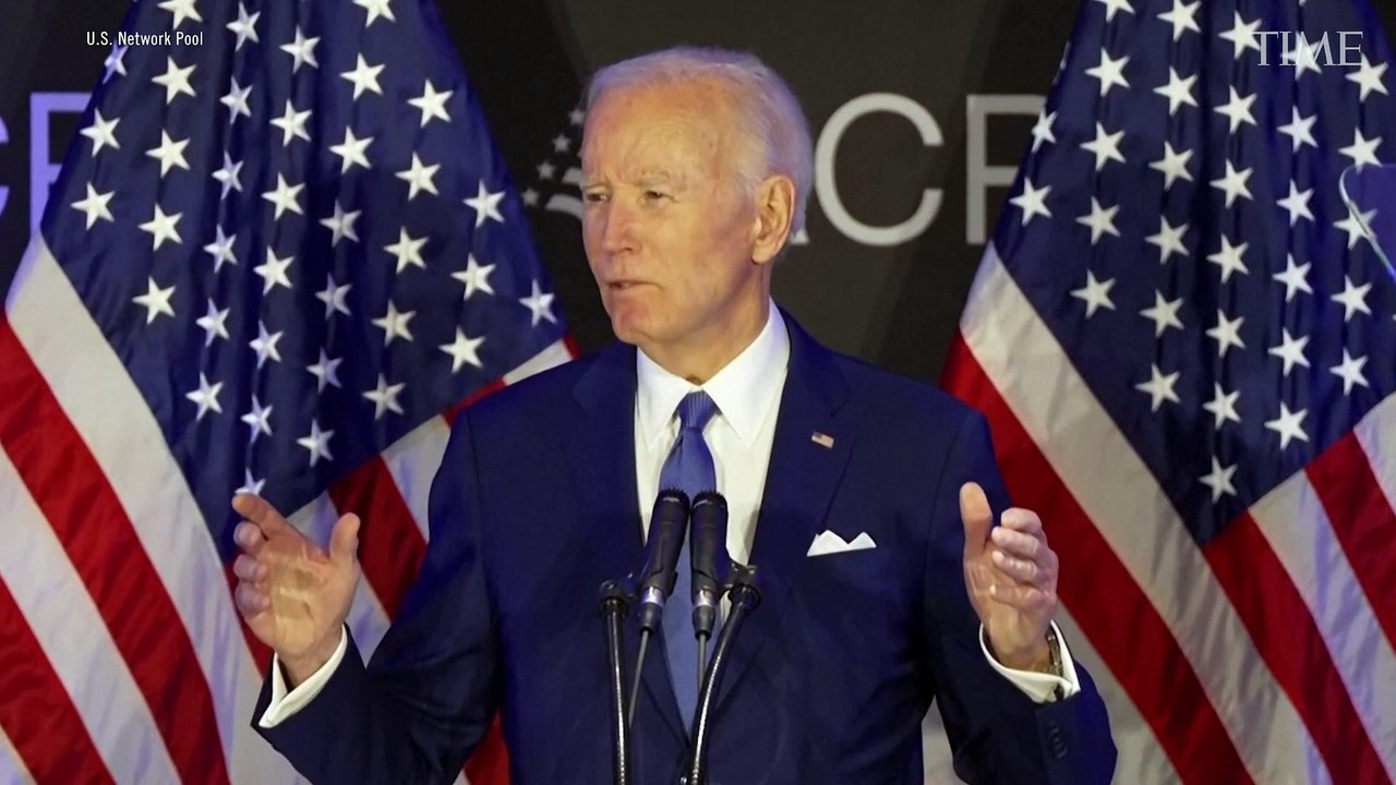 Biden Alleges Trump Has "Taken a Hatchet" to Social Security in First Post-Presidency Speech